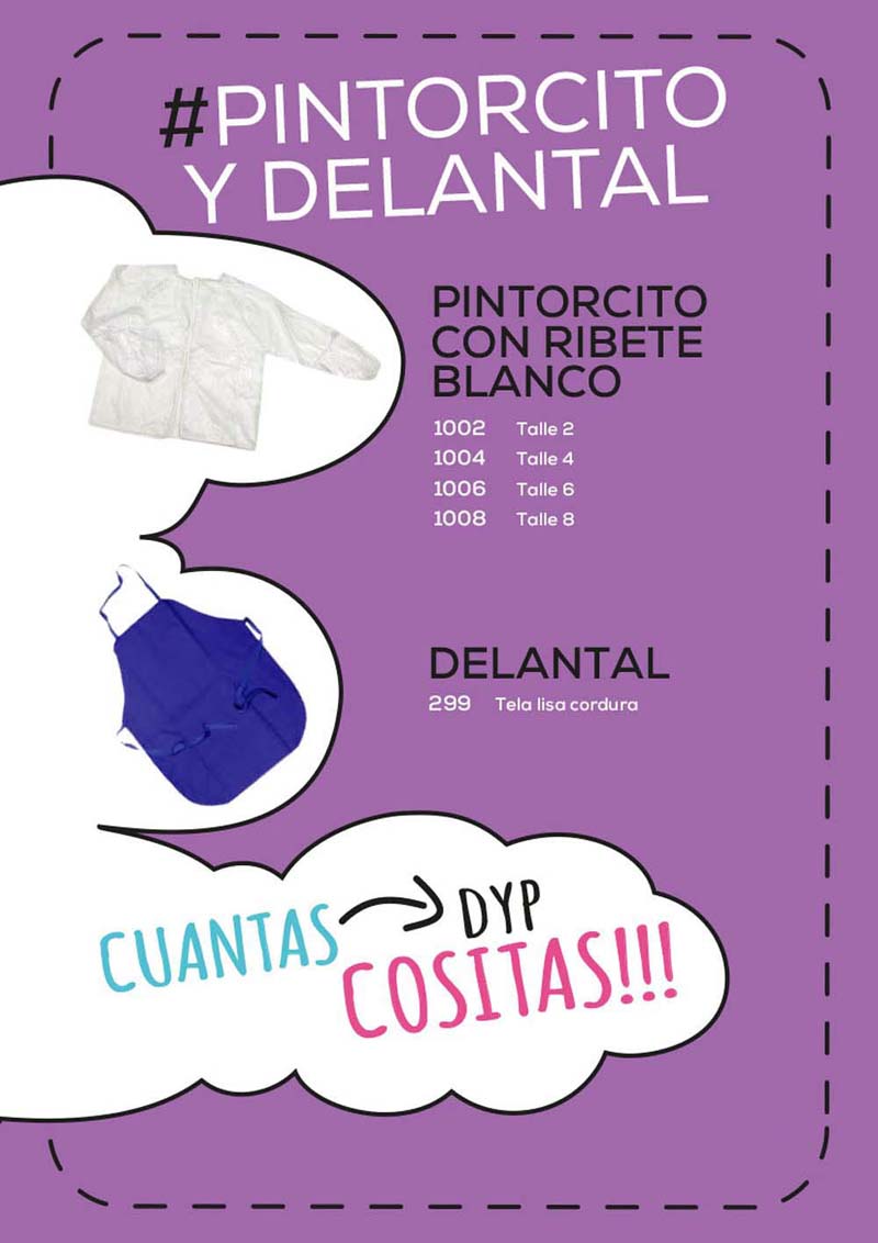 Pintorcitos y delantales